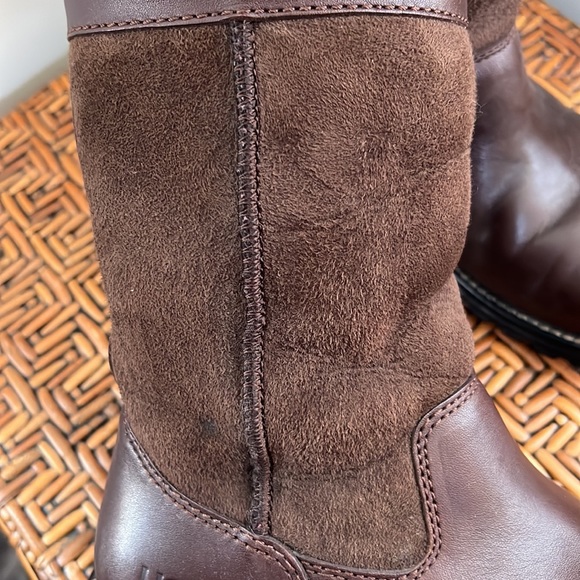 UGG Brooks Waterproof Leather/Shearling Boots - Picture 11 of 16